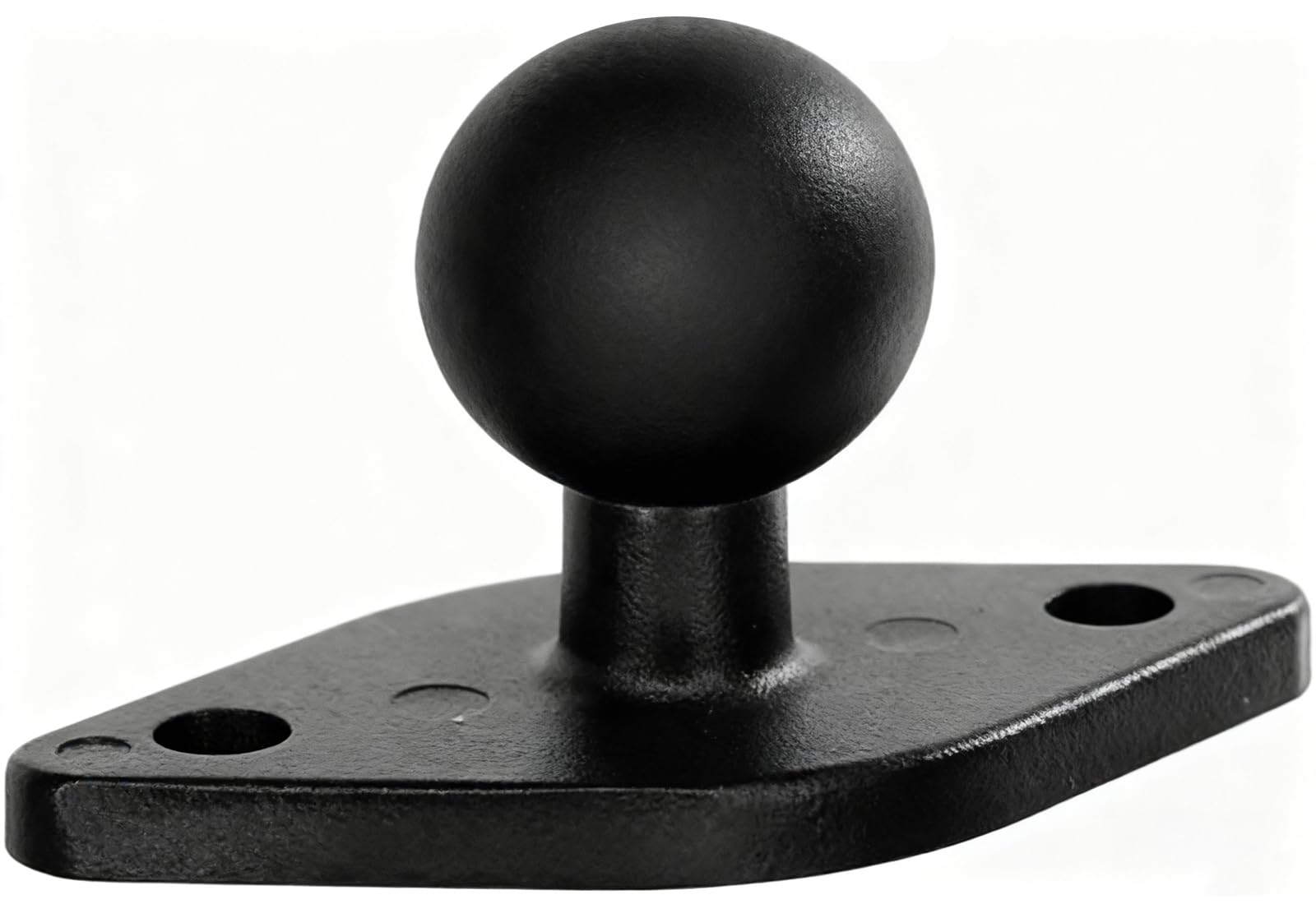 Strg 1'' Ball Mount with Aluminum Alloy Diamond Plate, Universal Electronic Device Mounting Ball Base with AMPS Holes Compatible with RAM 1" B Size