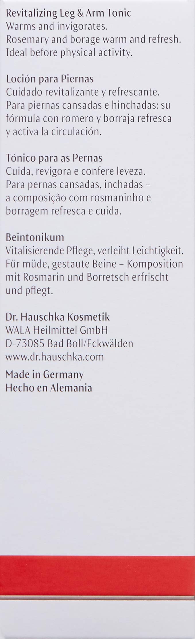 Dr. Hauschka Revitalizing Leg And Arm Tonic, 3.4 Fl Oz