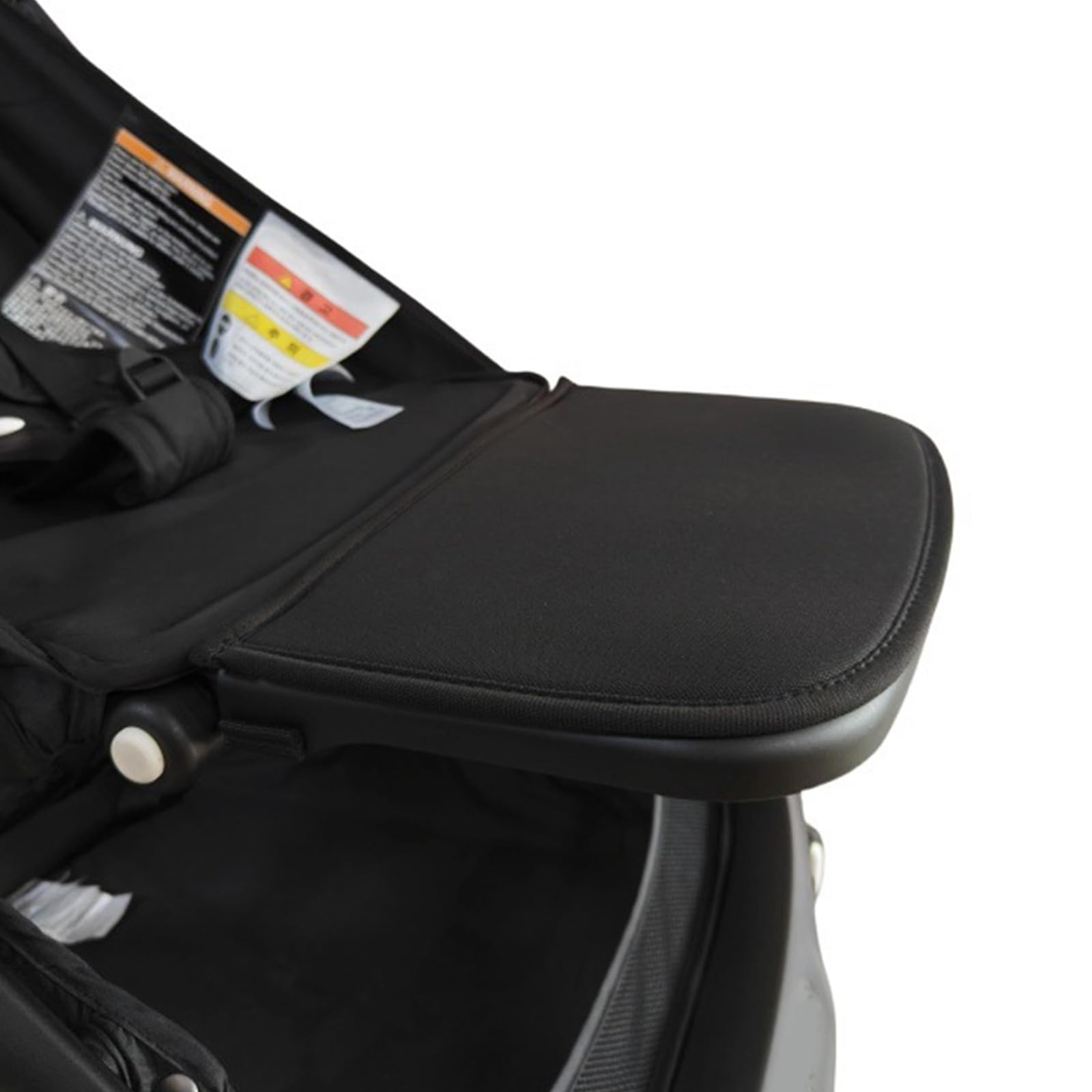 Prolunga per sedile reclinabile con connessione stabile, colore nero