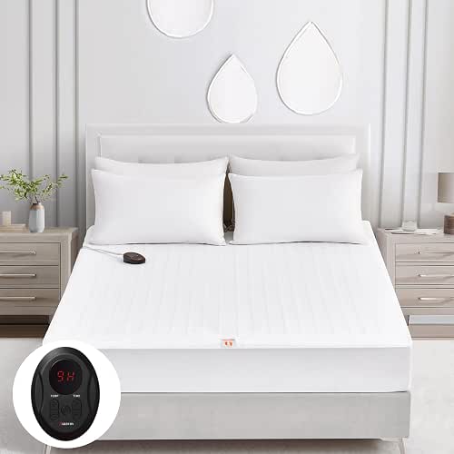 Bwarm Electric Heated Mattress Pad Twin XL Size, 39" x