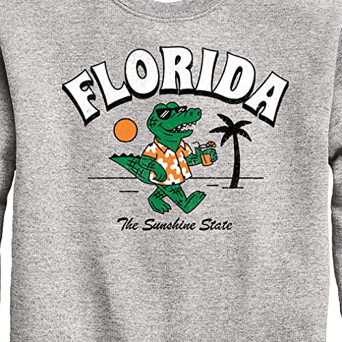 Instant Message - Florida, The Sunshine State - Toddler & Youth Crewneck Fleece Sweatshirt3