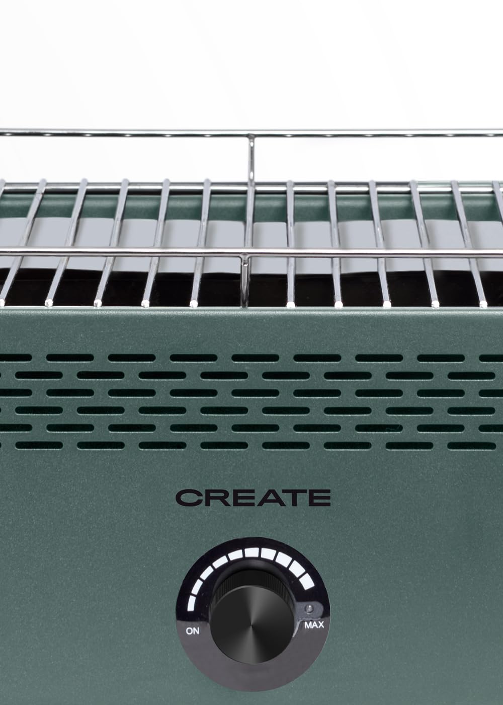 CREATE/BBQ COMPACT/Barbacoa de carbón portátil de baja emisión de humoverde sage/Encendido rápido, acero lacado, limpieza rápida, fácil de montar, bolsa de transporte incluida