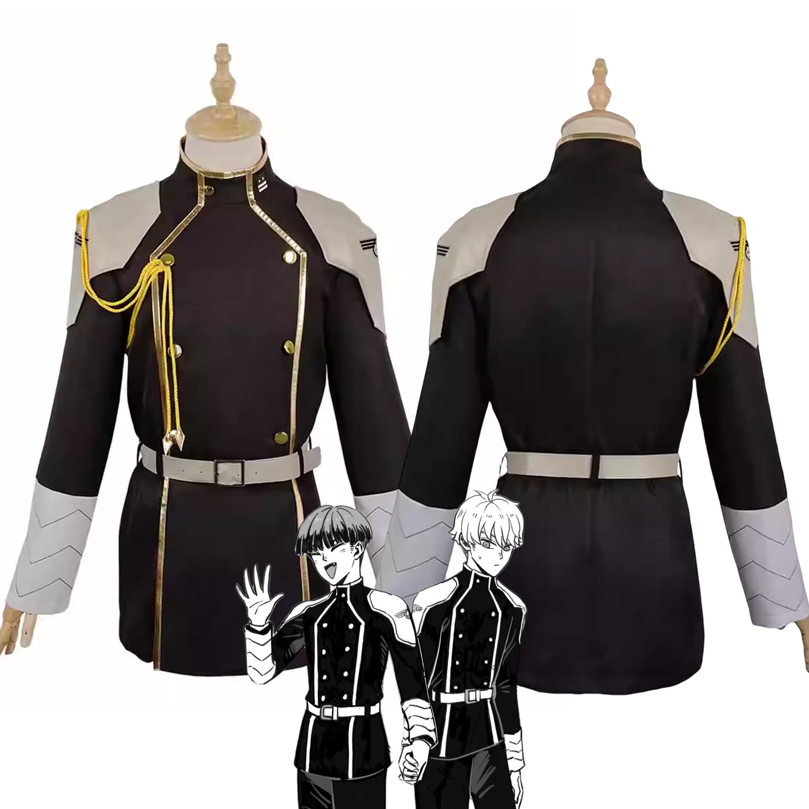 Amazon.co.jp: 怪獣8号 2つ星ユニホーム 保科宗四郎 コスプレ衣装 全