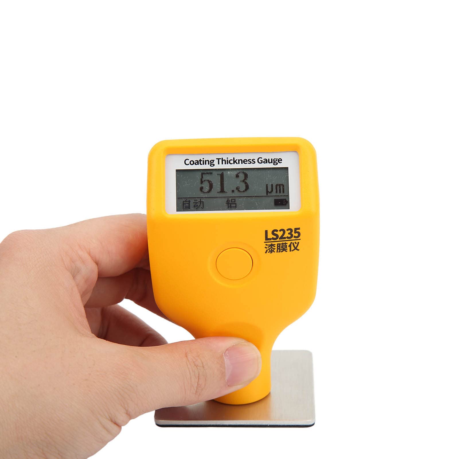 Cocoarm Medidor de Espesor de Pintura Medidor de Espesor de Revestimiento ABS 0 a 2000um 0.5s Lectura Fe NFe Detección Automática 14 a 122°F para Inspección de Pintura Automotriz Talleres de
