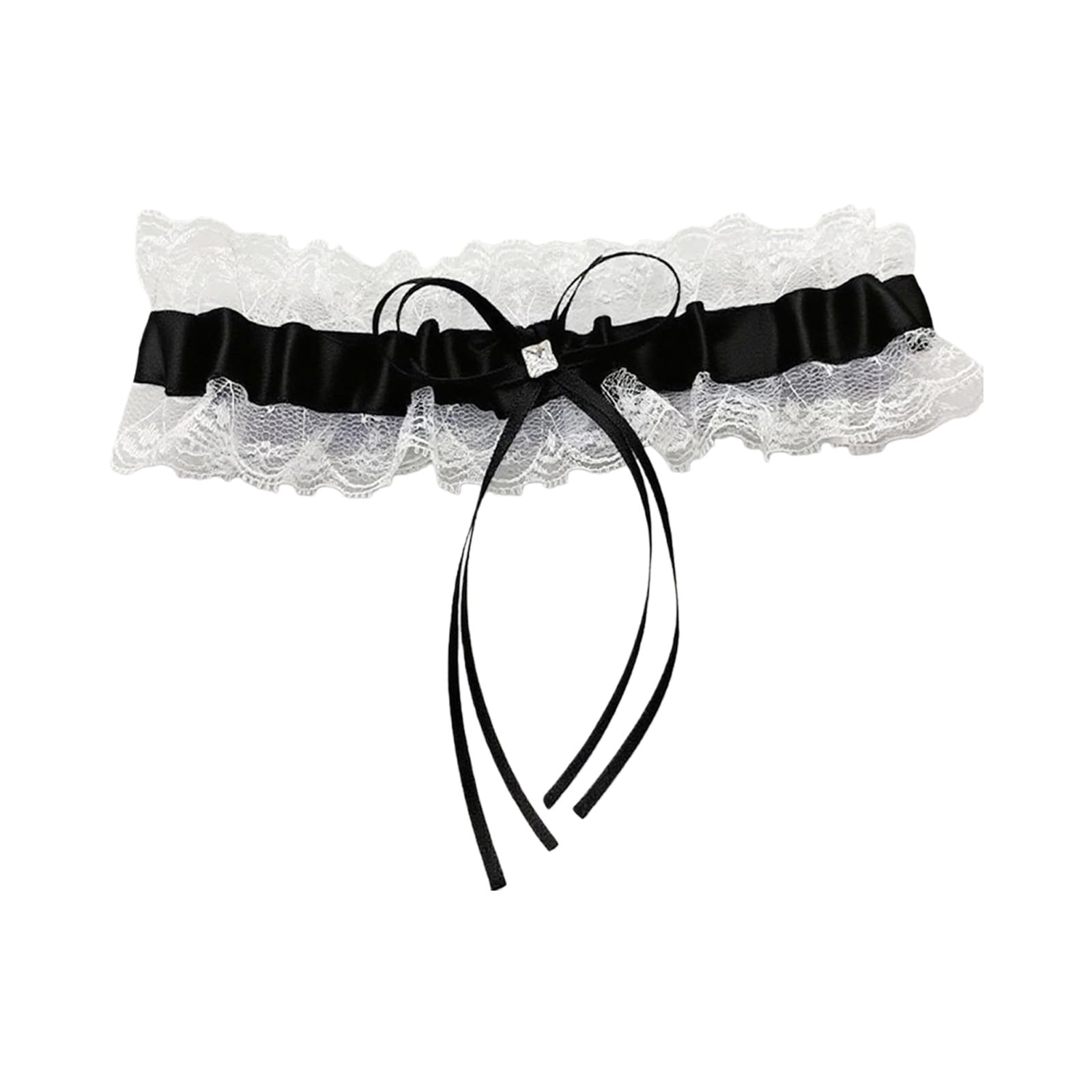 MICFENY Leg Garters Bow Leg Band for Women Unique Party Costume Accessory Lingerie Thigh Chain Wedding Garter