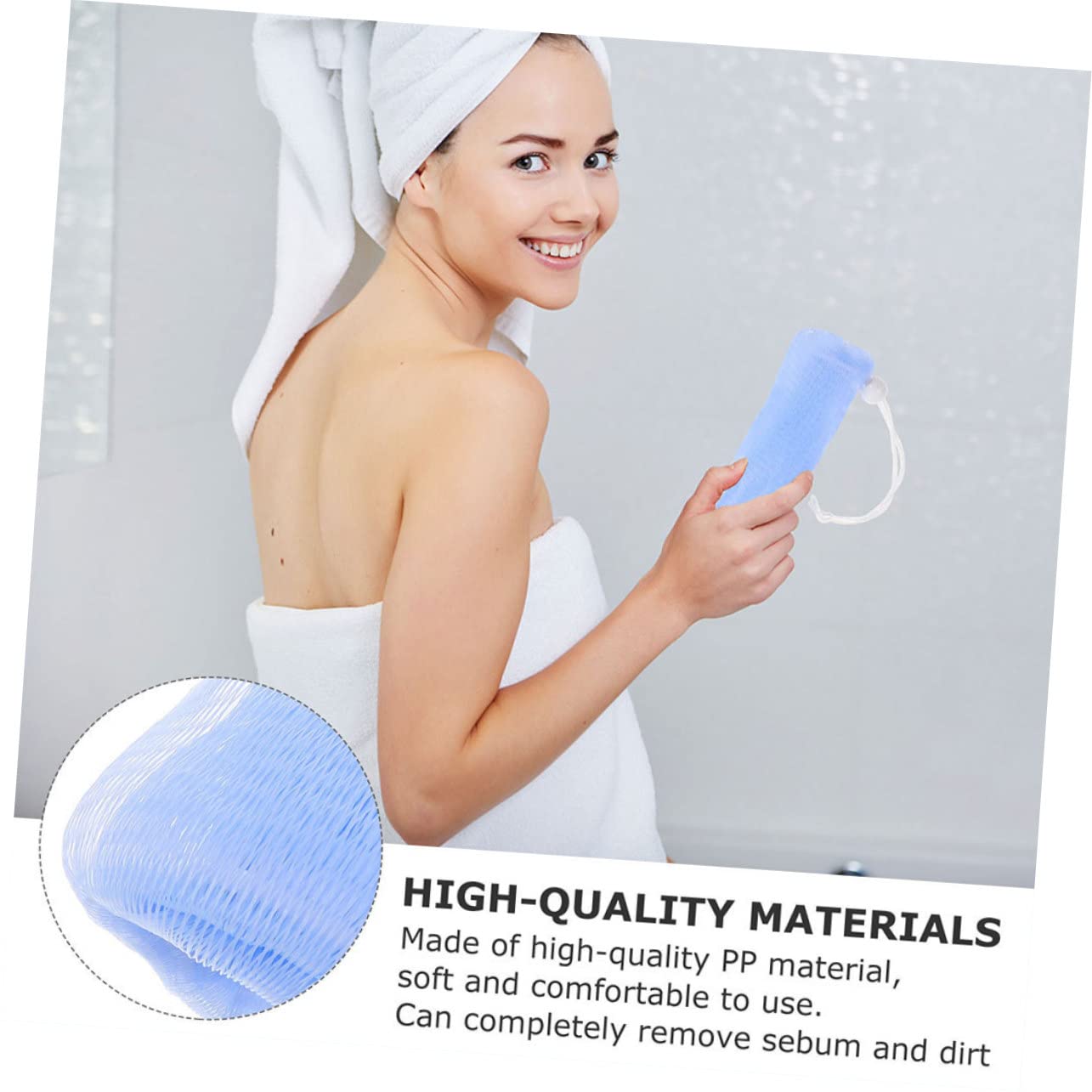 15pcs Soap Bags for Bars Foaming Mesh Soap Net Packaging Bubble Pouch Exfoliating Eco-friendly Material Random Color
