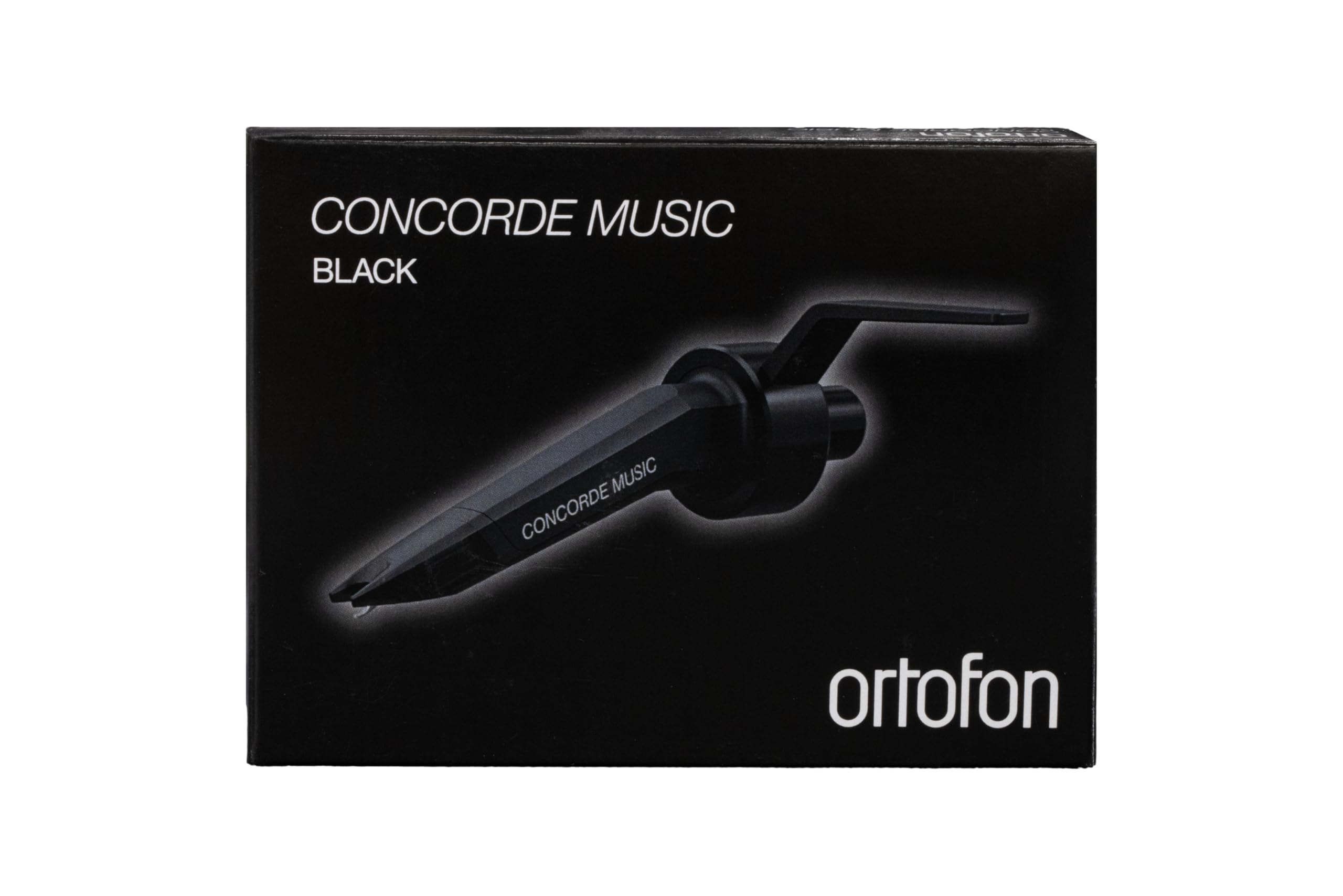 Ortofon Concorde Music Black - Cellule à Aimant Mobile | Diamant Shibata Nu | Installation Facile | Spectre sonore très Large & résolution exceptionnellement élevée