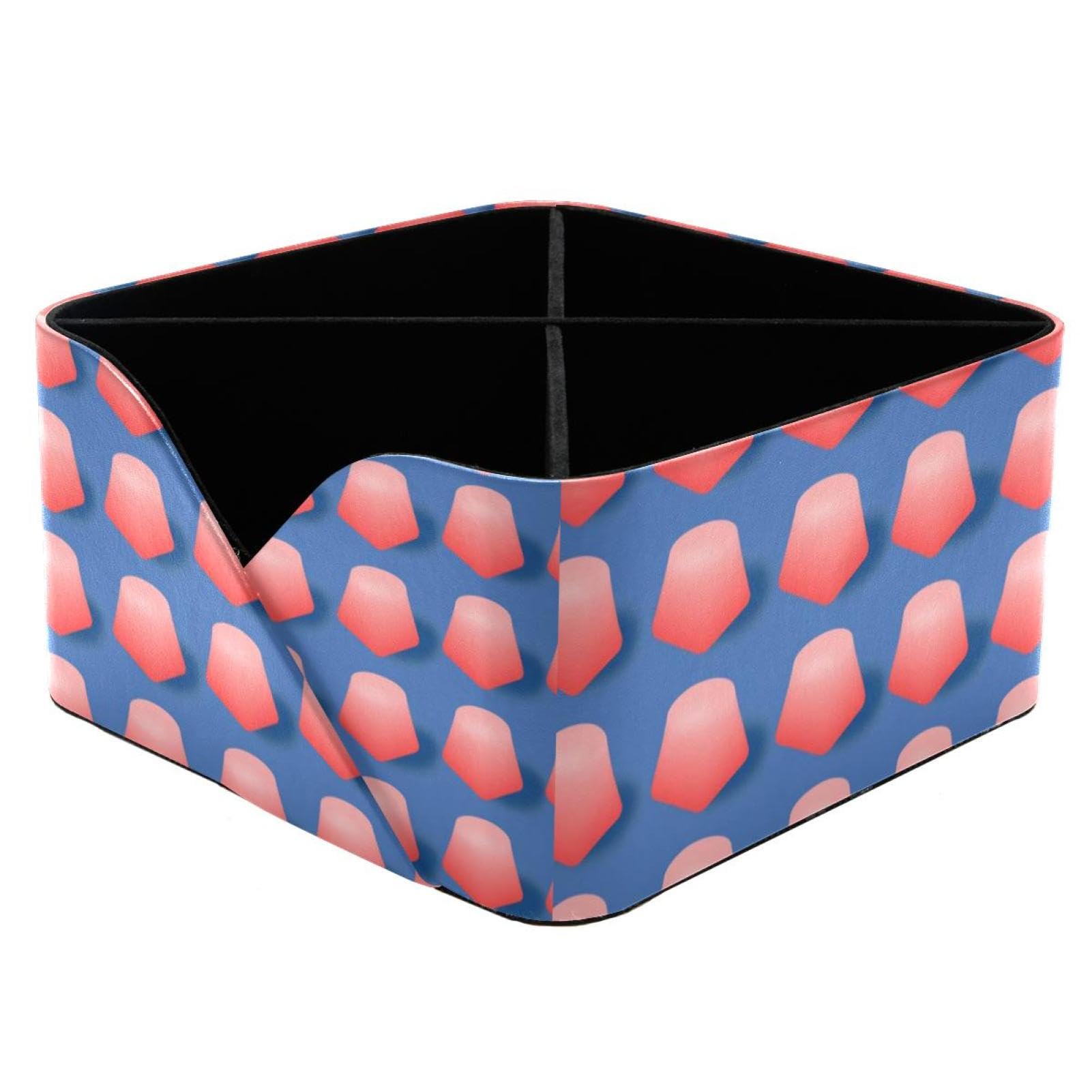 Porte-stylos rectangulaire rétro à double compartiment pour bureau