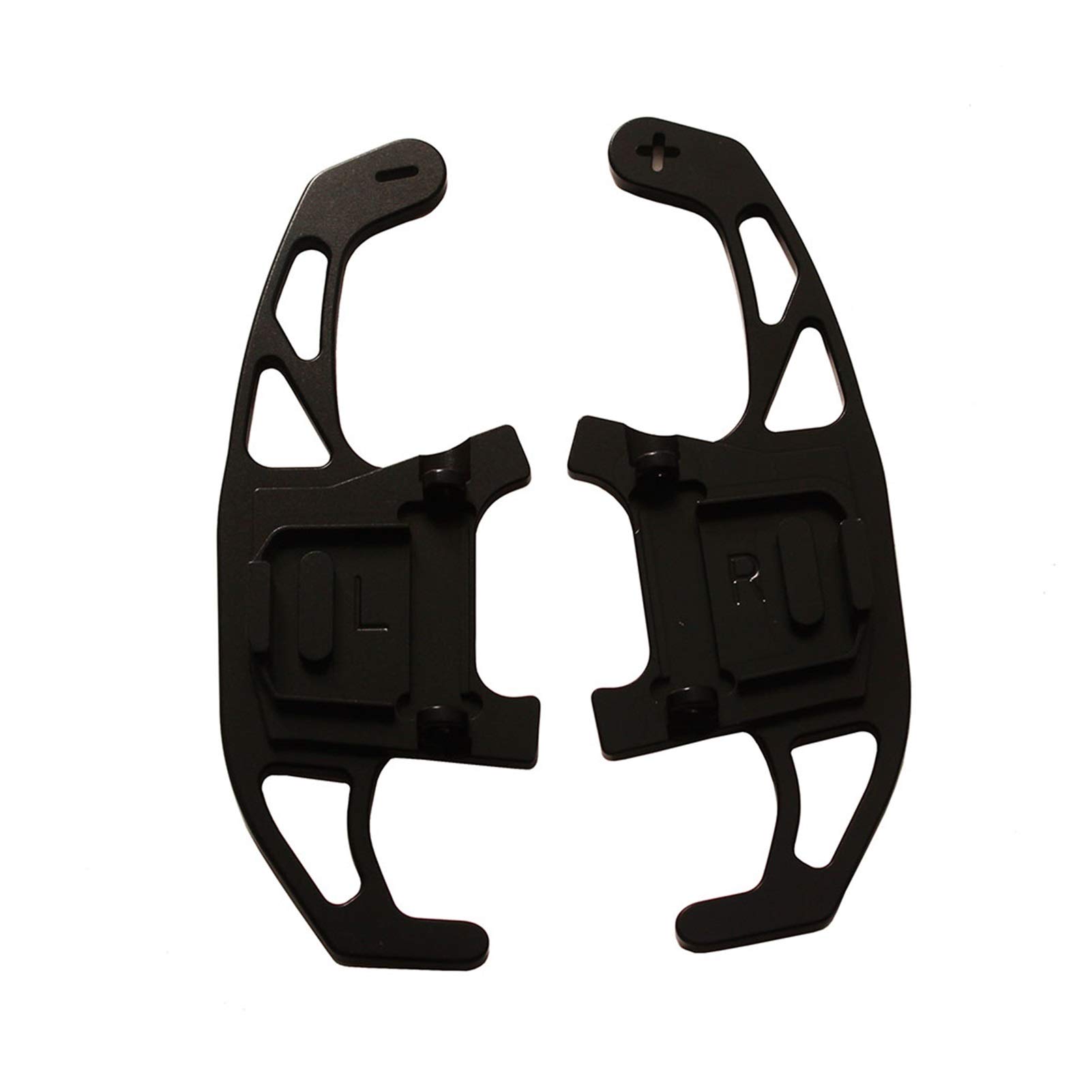 2pcs Car Steering Wheel Shift Paddle Shifter Extended Fit For VW GOLF GTI R GTD GTE MK7 7 POLO GTI Scirocco 2014 2015 16 17 18 2019 TAOTT (Color : BLACK)