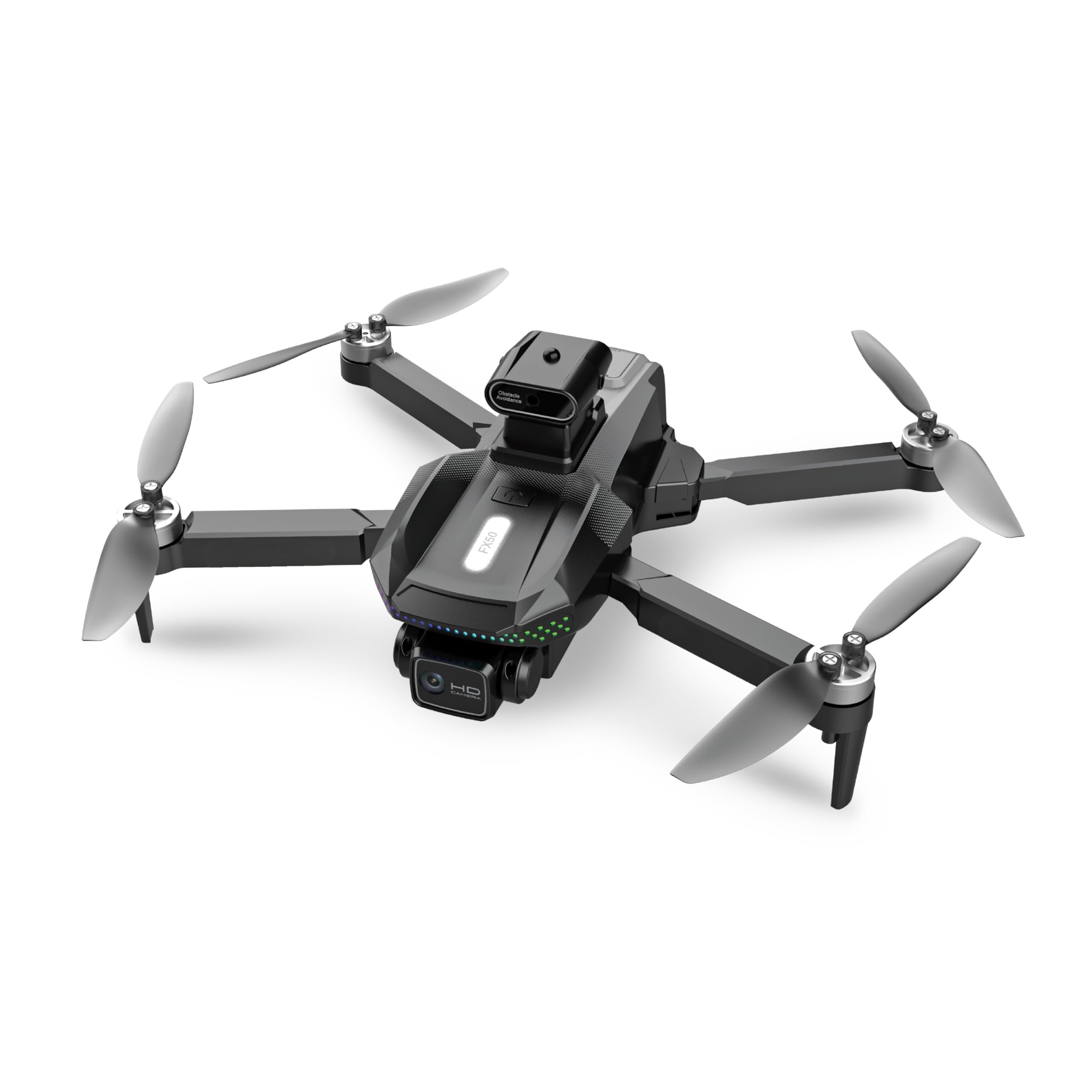 RED5 FX50 720p HD FPV Wi-Fi Secure PSTI Foldable Remote Control Quadcopter Drone, Multicolour - Image 4