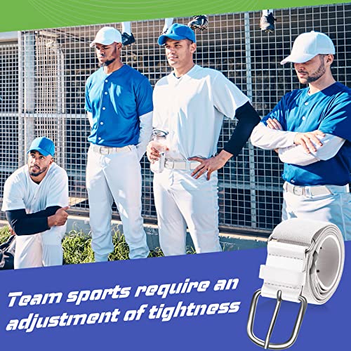 Image of Hercicy 3 Pieces Adult and Youth Baseball Softball Uniform Belts, Adjustable Size Uniform Belt