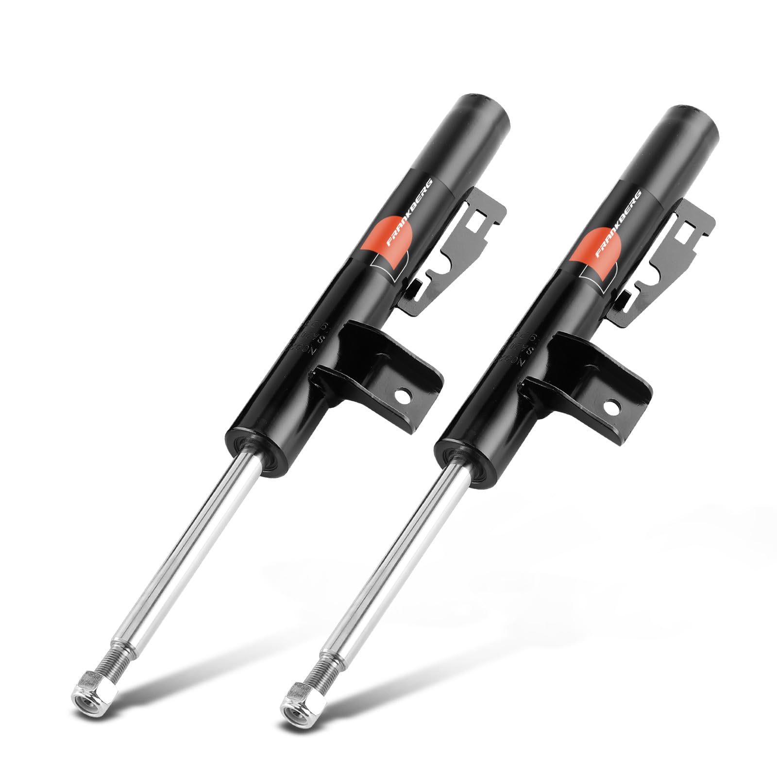 Frankberg 2 amortiguadores delanteros 343 mm a presión gas 4513202531 | Compatible con: Fortwo Cabrio 451, Fortwo Coupé 451