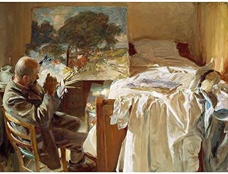 John Singer Sargent An Artist In His Studio Art Print Canvas Premium Wall Decor Poster Mural