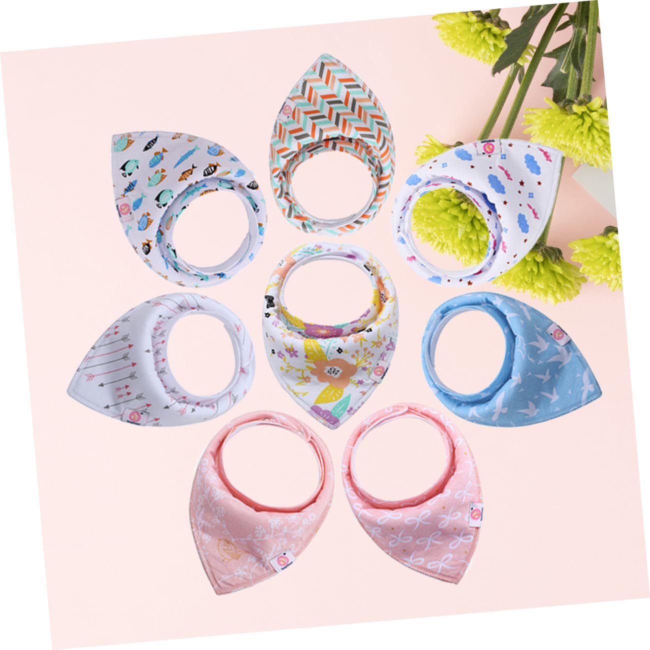 TOYANDONA 16 Stk Babysabberbandana Lätzchen für Babys Lätzchen für Kleinkinder -Hijab bibs Cotton bibs Babylätzchen -Speicheltücher -Sabber-Lätzchen Schal