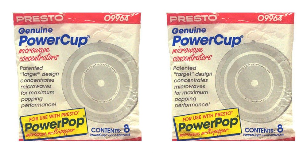 Presto 09964 PowerCup Concentrators, Package of 8 (2, WHITE)