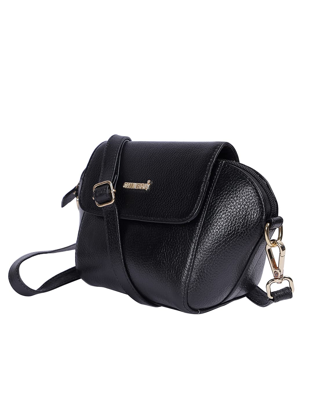 CHIMERA Genuine Leather Mini Cross body Bag Small Shoulder Bag Purse Hand Bag for women (Black) (B09HCGMR9G) Amazon Price History, Amazon Price Tracker