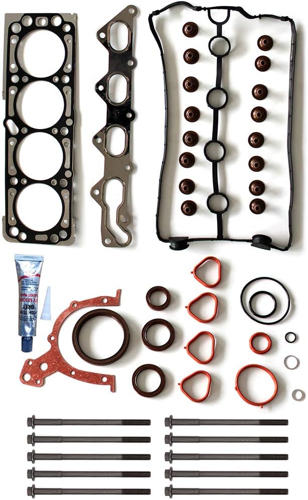 ECCPP Cylinder Head Gasket Set W/Head Bolts Fits for Chevrolet Aveo 1.6L HS26378PT,HS8-10416E
