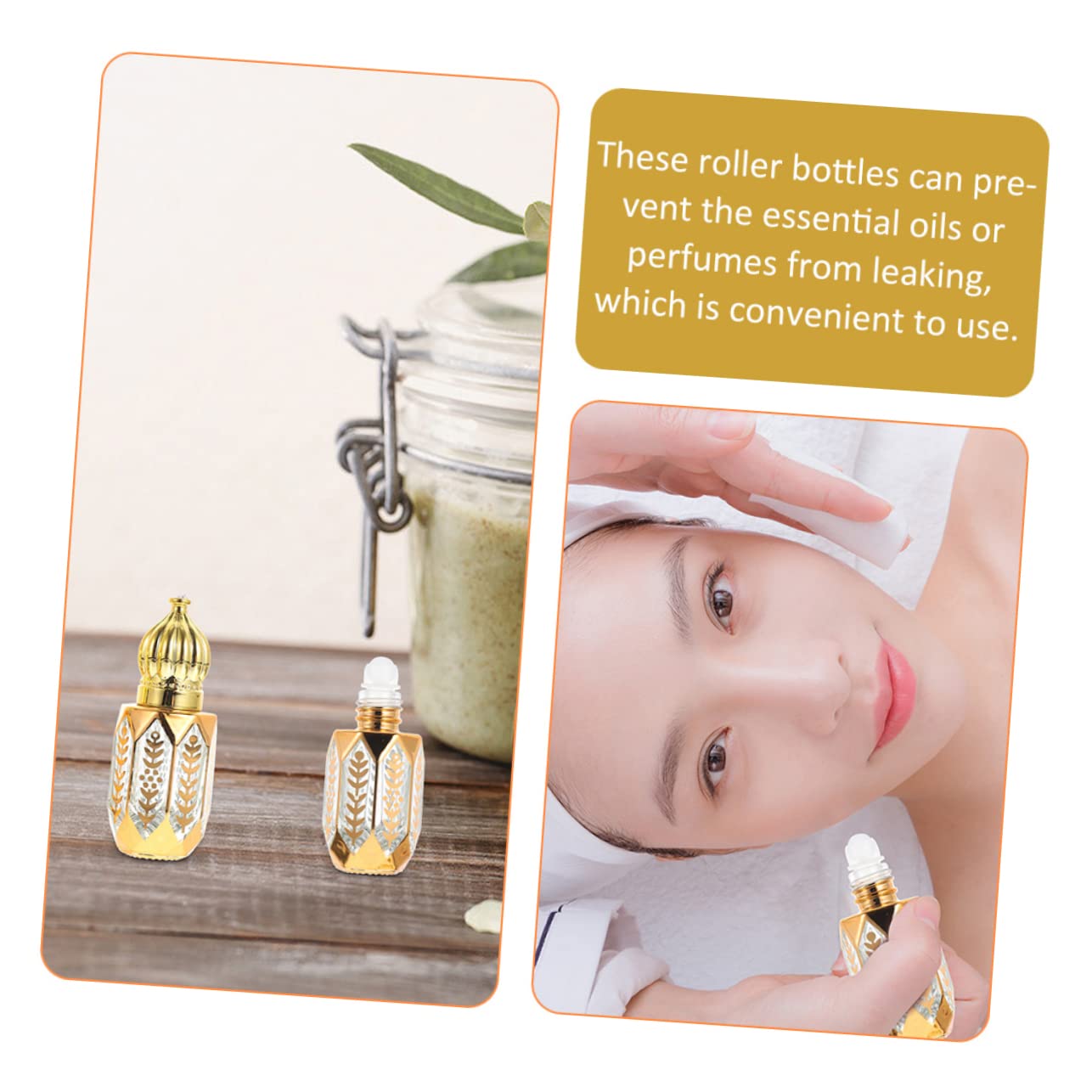 ABOOFAN 15pièces Bouteilles Pour Huiles Essentielles Et Parfums De Flacons à Bille Bouteilles Rechargeables Et Pratiques Pour Voyage Et Échantillons