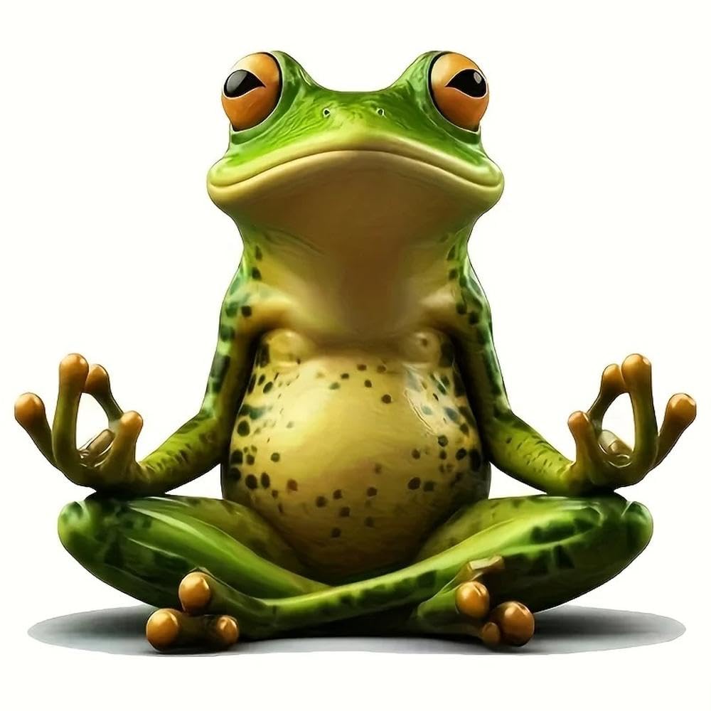 Green Frog Sticker Waterproof Anti-Scratch Self-Adhesive Vinyl Decal for Car Motorcycle Laptop and Decor