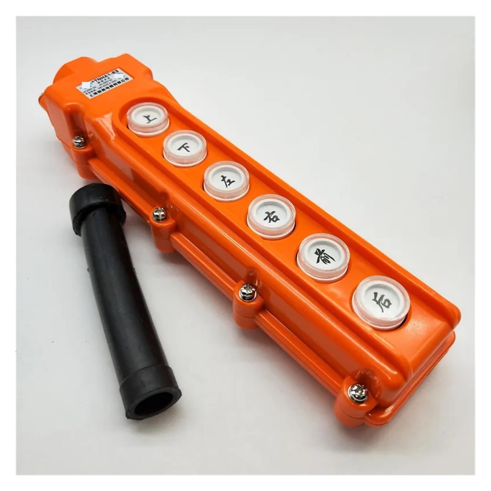 AARTERZZA Emergency Stop Switch Waterproof Hoist Push Button Switch Crane Switch TNHA1-COB-61 21 31 32 33 Pendant Controller 220v 380v(Six Keys,220V)