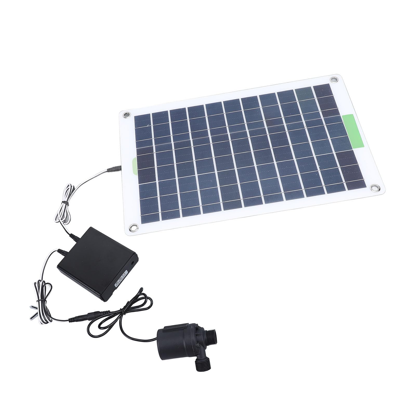 Solar-Wasserpumpe, 100 W, Hocheffizienter Monokristalliner Panel-Energiespeicher für Garten, Pool und Außenbereich
