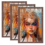 YMOND Rustic Picture Frame 12x18 Poster Frame Photos Frame 12 by 18 Picture Frame for Home, Library,