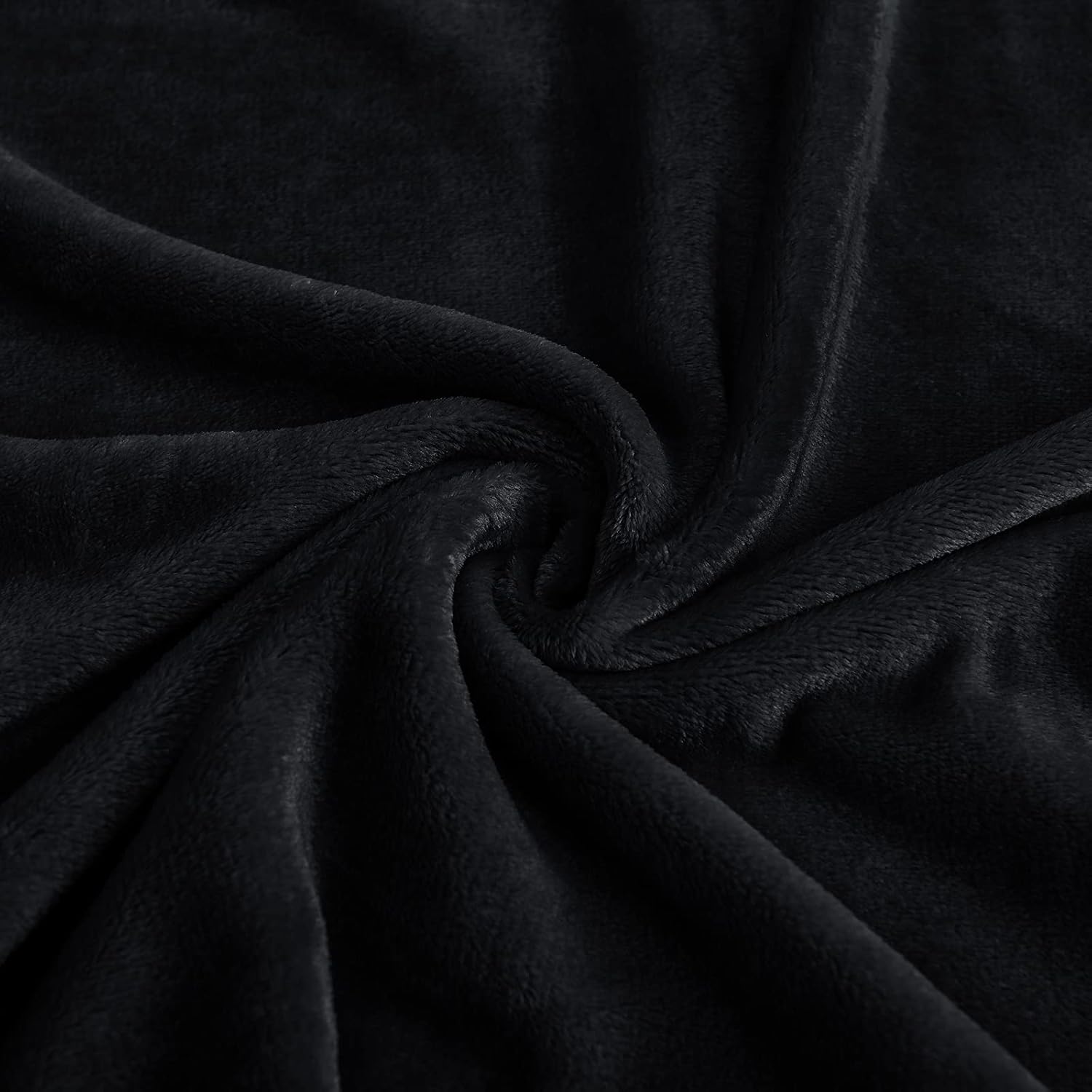 StangH Fleece Blanket Throw for Bed Couch, Super Soft Fuzzy Dog Blanket, Warm Cozy Plush Microfiber Throw Blankets for Babies/Gifts, (Twin Size 60 x 80, Black)