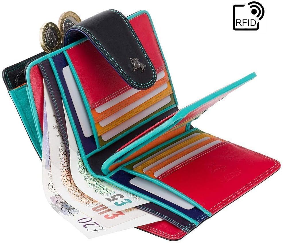 Visconti SP31 Soft Leather Multi Colored Bifold Wallet4