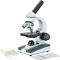 Vista 6 de Microscopio compuesto sin cuerdas con lentes y luz led AmScope m150 C-i 40x -1000x.