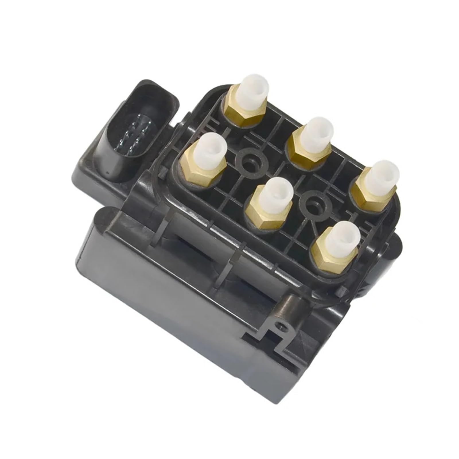Lxfxnqjte Black Ui-7P0698014 Air Suspension Compressor Solenoid Valve Block Compatible For Q7 Porsche Cayenne Vw Touareg 7L0 698 014