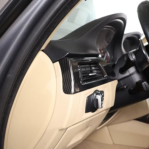 Miniatura 6 de Panel de puerta interior de automóvil para BMW Serie 3 E90 E92 E93 2005-2012 Accesorios de coche, ABS, 2 piezas (estilo de fibra de carbono)