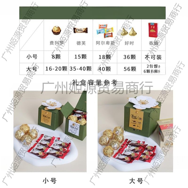 Dekorative Schachteln, 9 cm, 10–100 Stück, vielseitige Süßigkeitenschachteln für Kindergeburtstage, Weihnachten, Hochzeiten, Babypartys, Feiertage