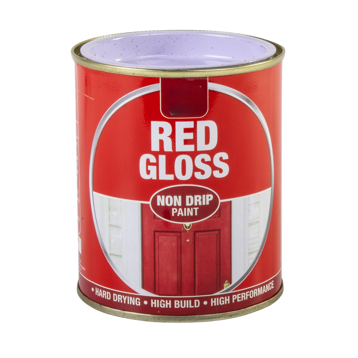 Inspired Essentials 300ml Non Drip Paint Tin Exterior Interior Hard Drying Performance Multi-Purpose Tin for Metal, Wood, Plastic, Walls with Perfect Finish (2, Red Gloss) โ image 1