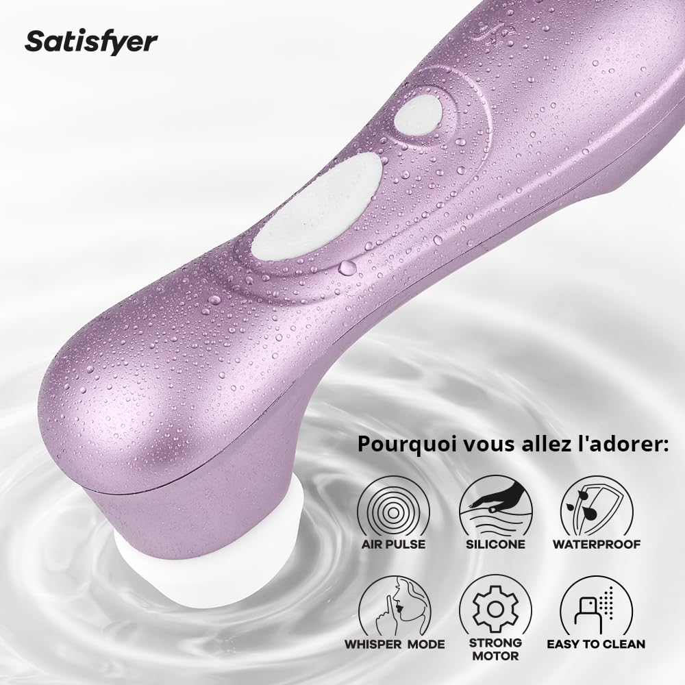 Vibromasseur Satisfyer Pro 2 Dildo | Vibromasseur, femme | Stimulation clitoridienne puissante et silencieuse | Cadeau pour femme | Sextoy très érotique
