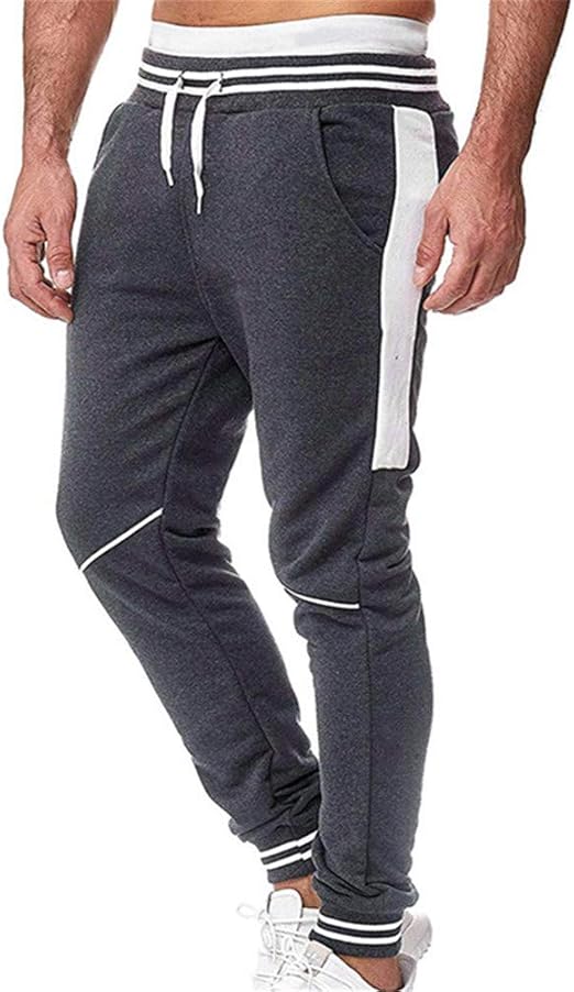 Dotbuy Herren Jogginghose Sporthose Jogger Pants mit Streifen Sweatpant ...