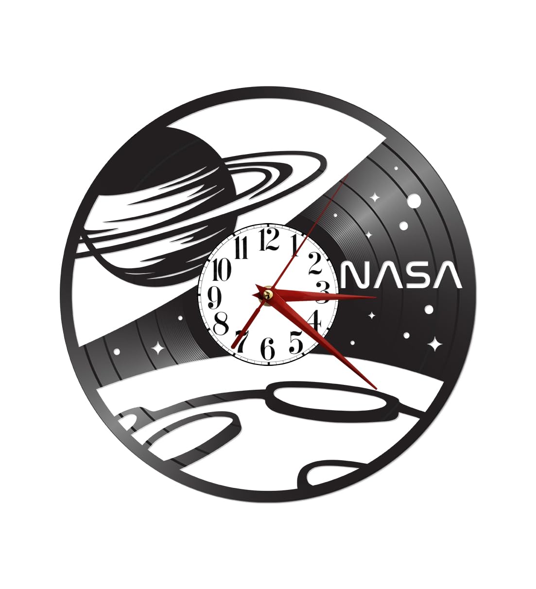 Vinyl Record Clock Space Themed/NASA : Home ...