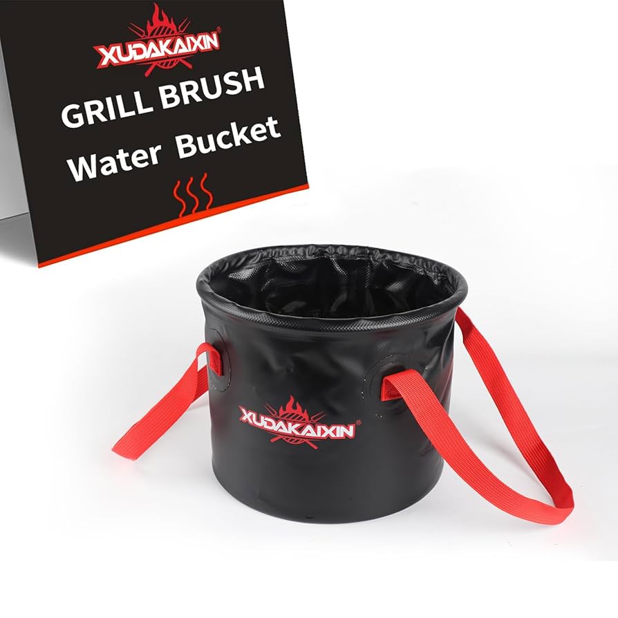 Amazon.com: XUDAKAIXIN Grill Brush Collapsible Water Bucket