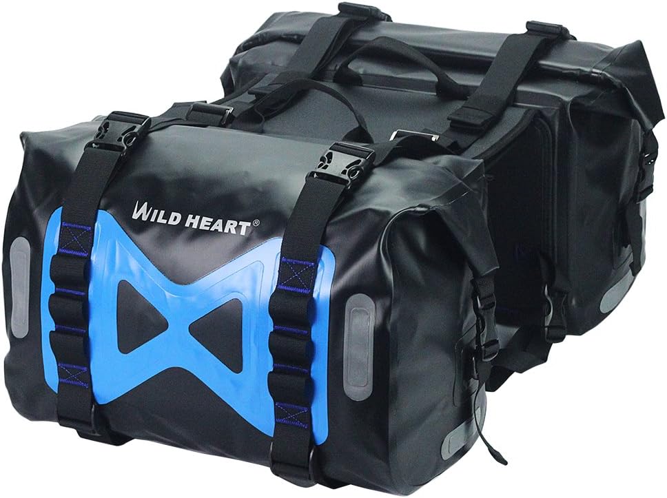 Waterproof Bag Motorcycle saddlebag 50L Tank Bag Motor Side Bag