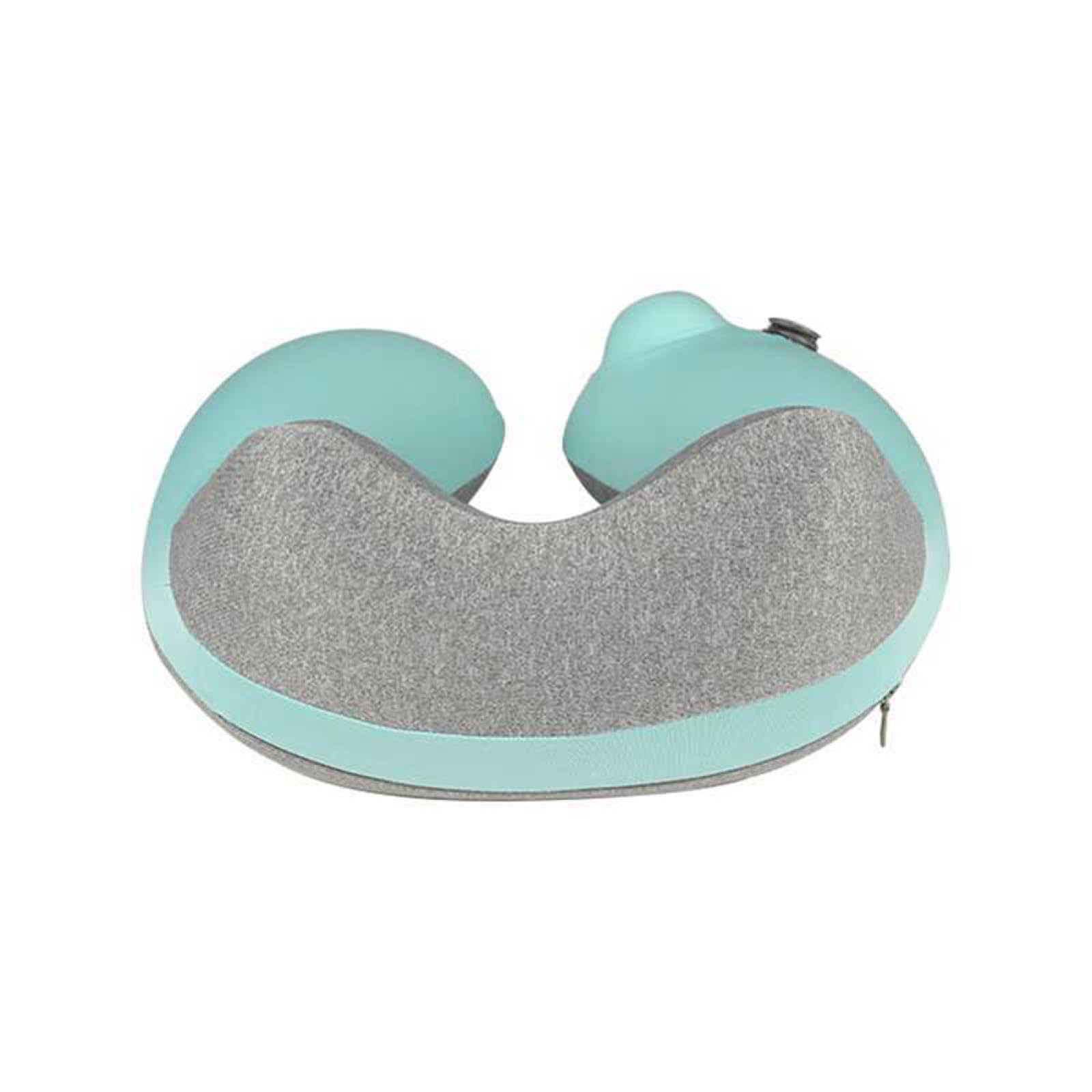 Alipis Almohada ergonómica Ergonomic Pillow Almohada de Viaje para avión Almohada de Viaje para el Cuello Almohada para el Cuello en Forma de u Almohada Inflable para el Cuello Pliegue