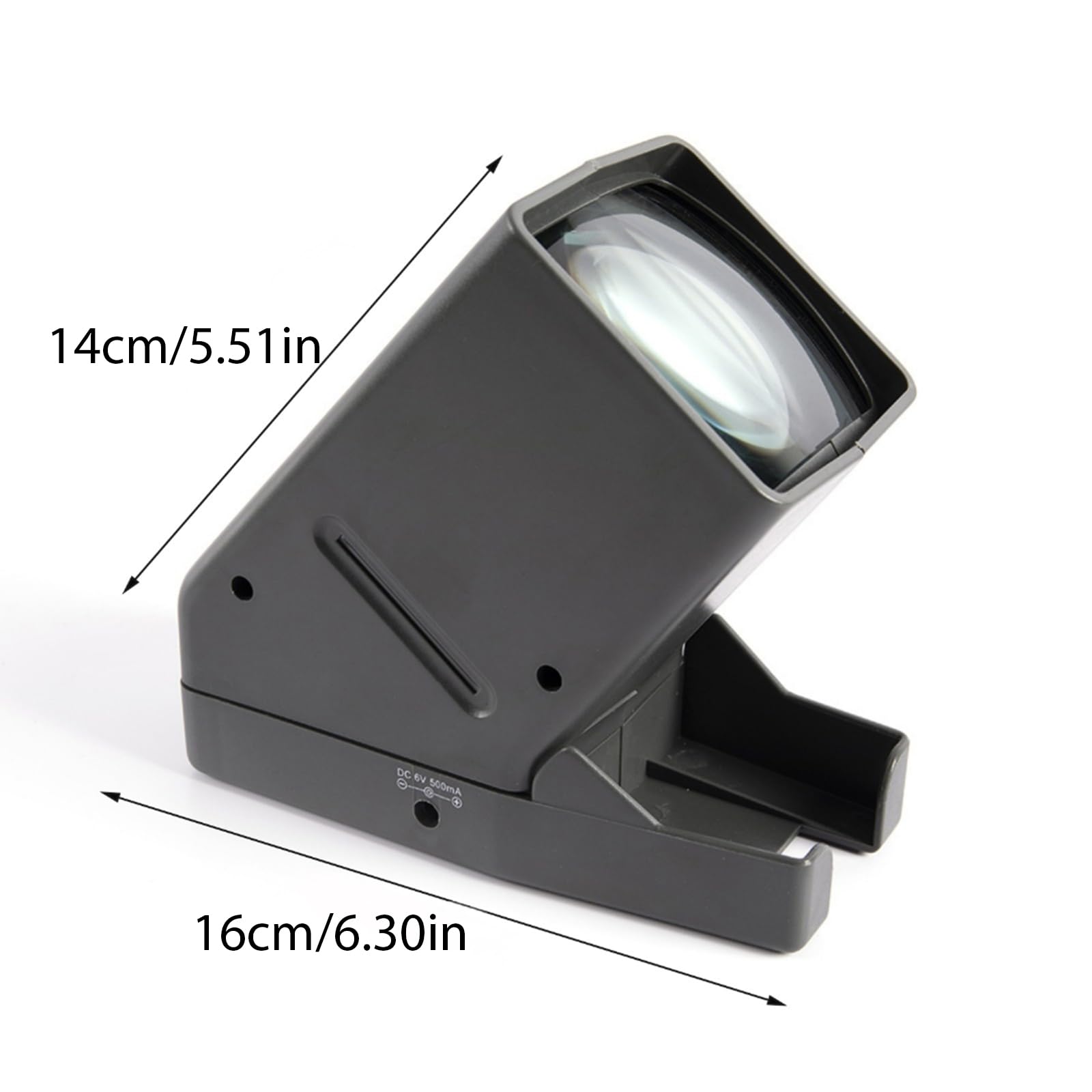 Visore per diapositive da 35 mm, ingrandimento 3X e visione illuminata a LED da scrivania per diapositive da 35 mm, pellicola positiva, negativi e accessori per fotografia