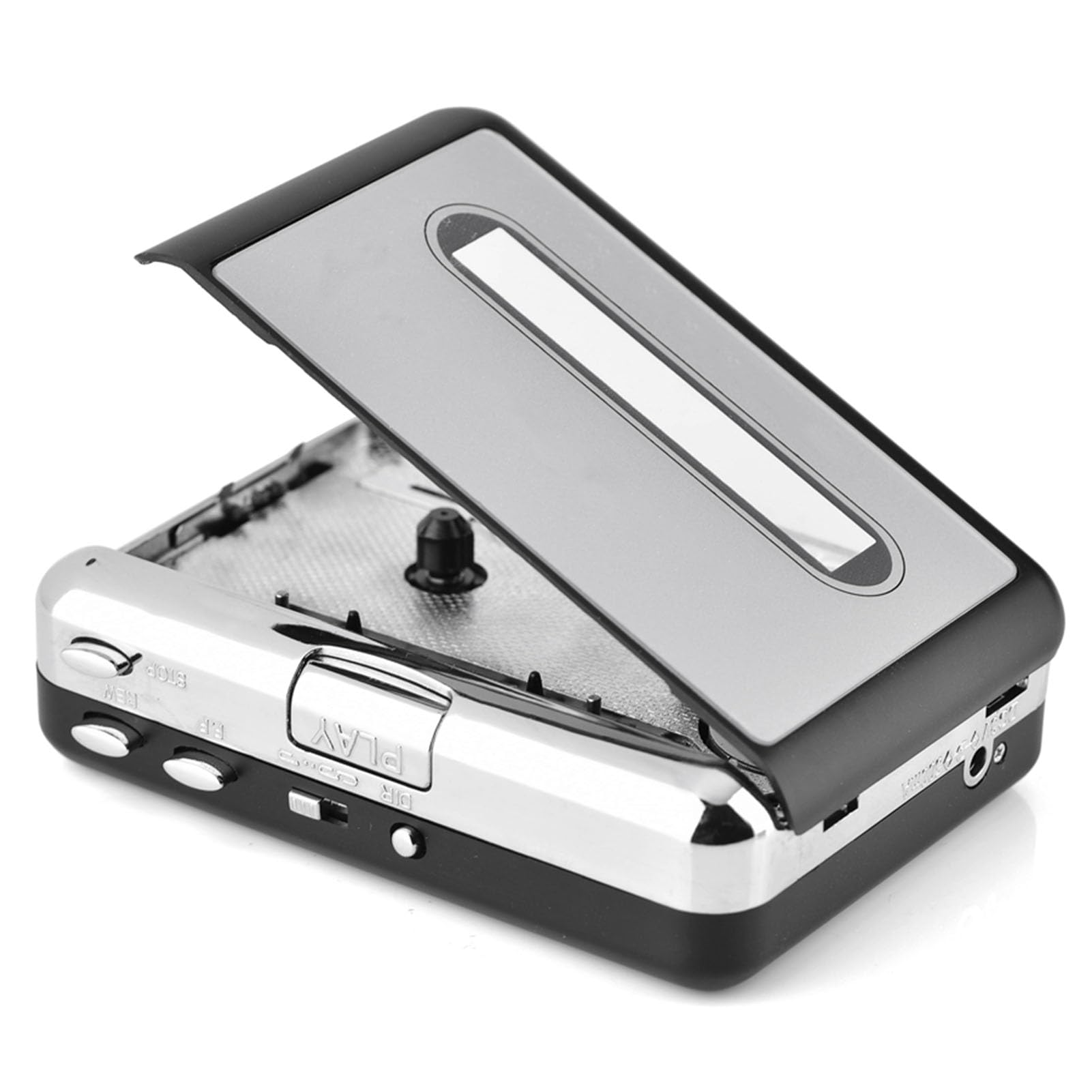 Convertisseur de Cassette vers CD Via USB, Convertisseur de Cassette USB vers PC MP3, avec Casque, Convertir pour Lecteur MP3 ou Graver sur CD