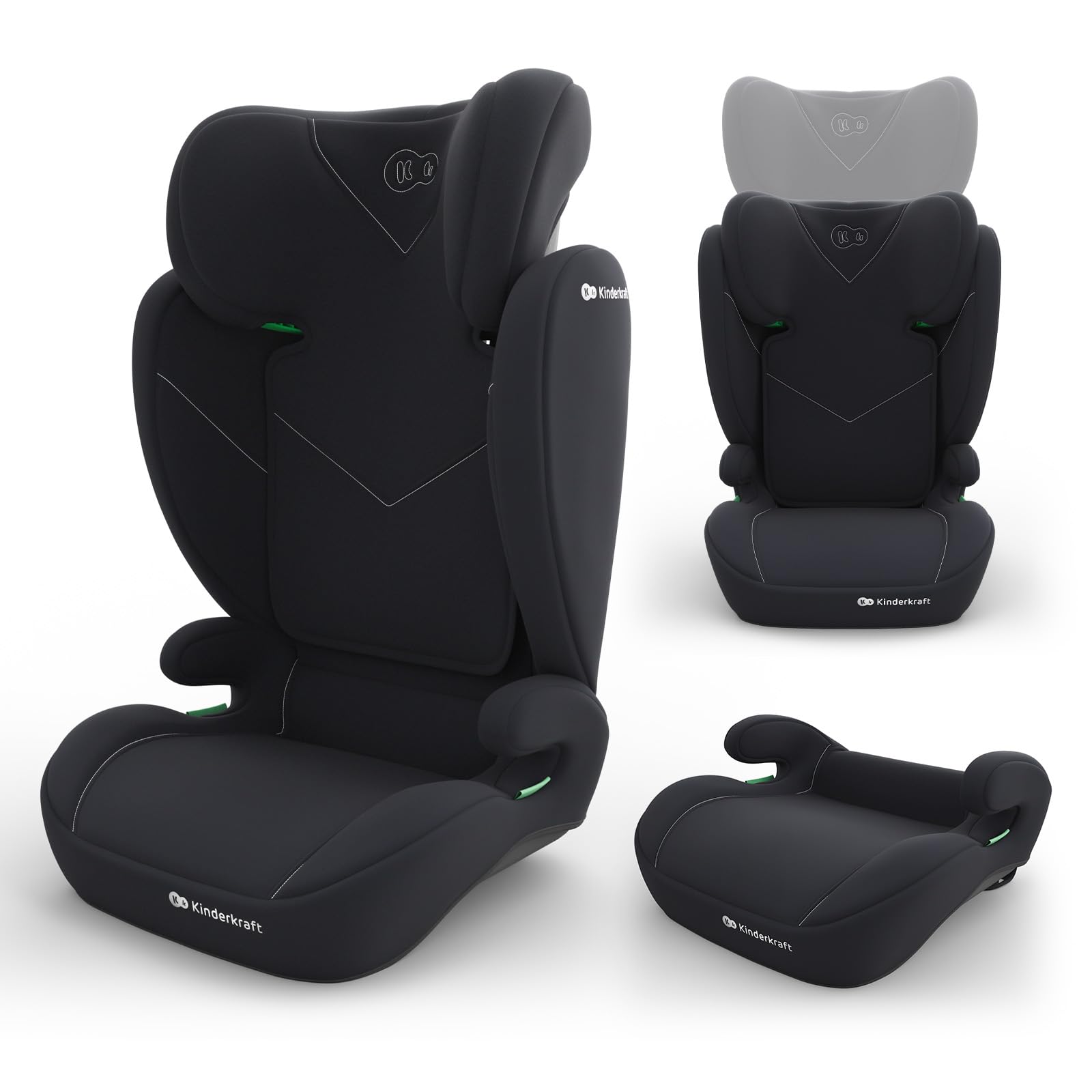 Kinderkraft I-SPARK 2 PRO Seggiolino Auto i-Size 100-150 cm, Nero