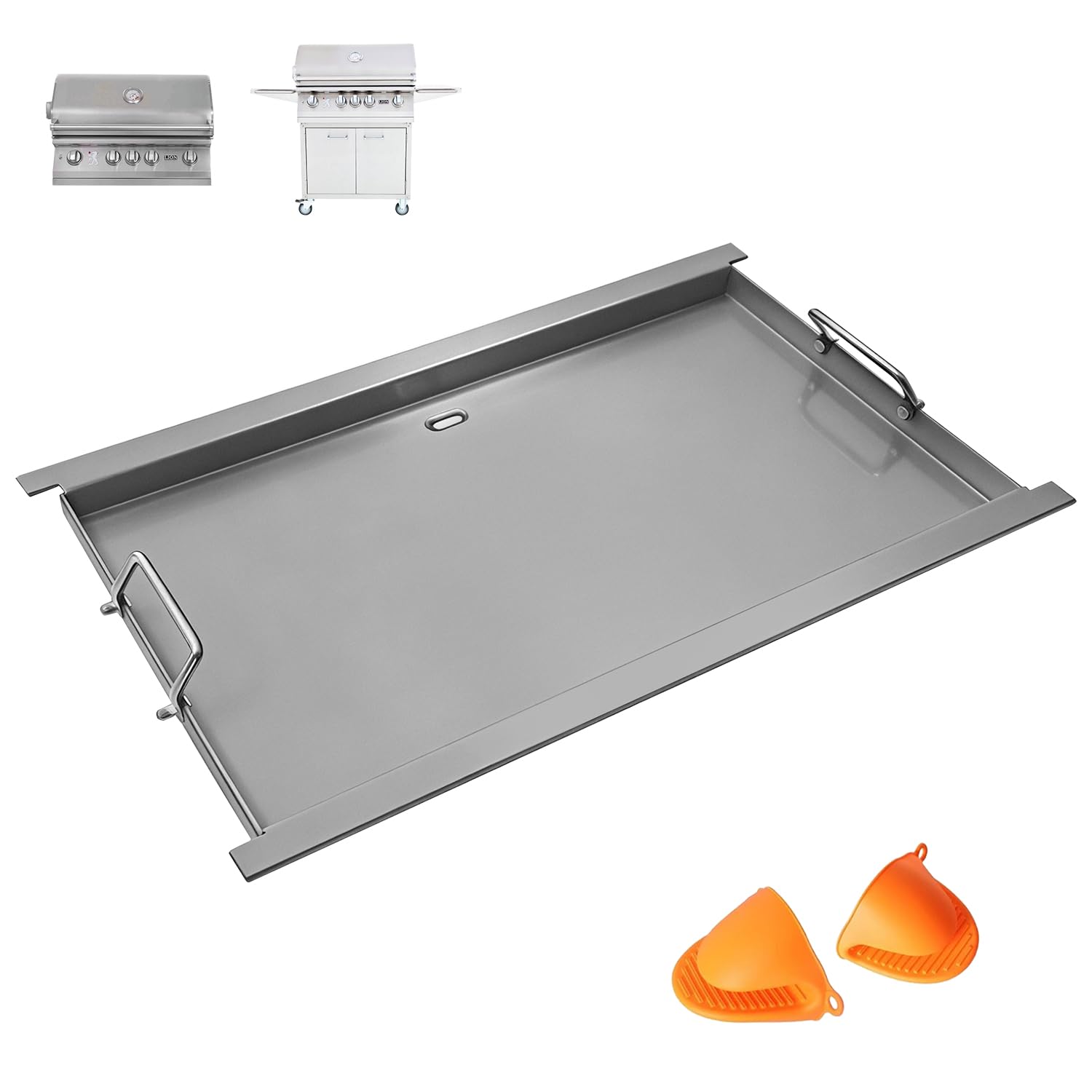 16517 Flat Top Griddle Insert for Bull 4 Burner Angus 41628 47628 41629