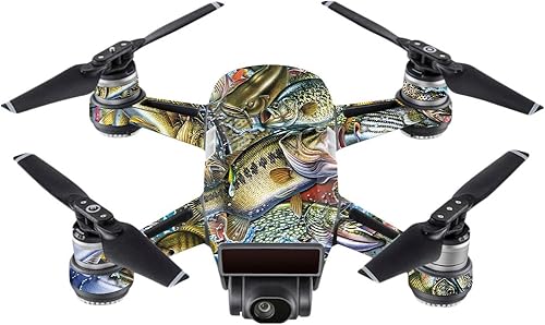 MightySkins - Pegatina para piel (compatible con DJI, 100 unidades), color negro