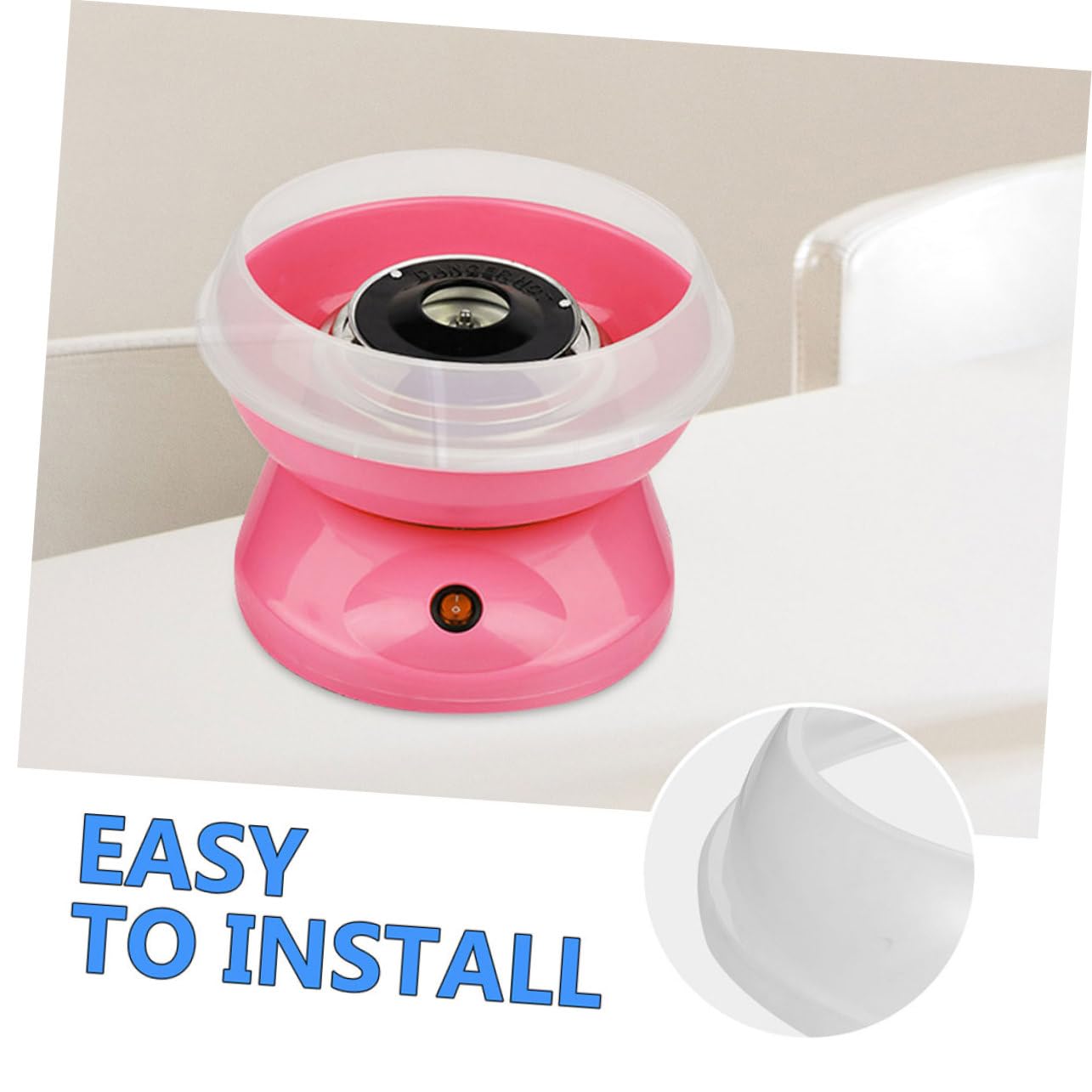 KICHOUSE 4pcs Maker Plastic Cover Leaking Accessory for Boys and Girls Machine Easy to Install Clean Marshmallow Maker