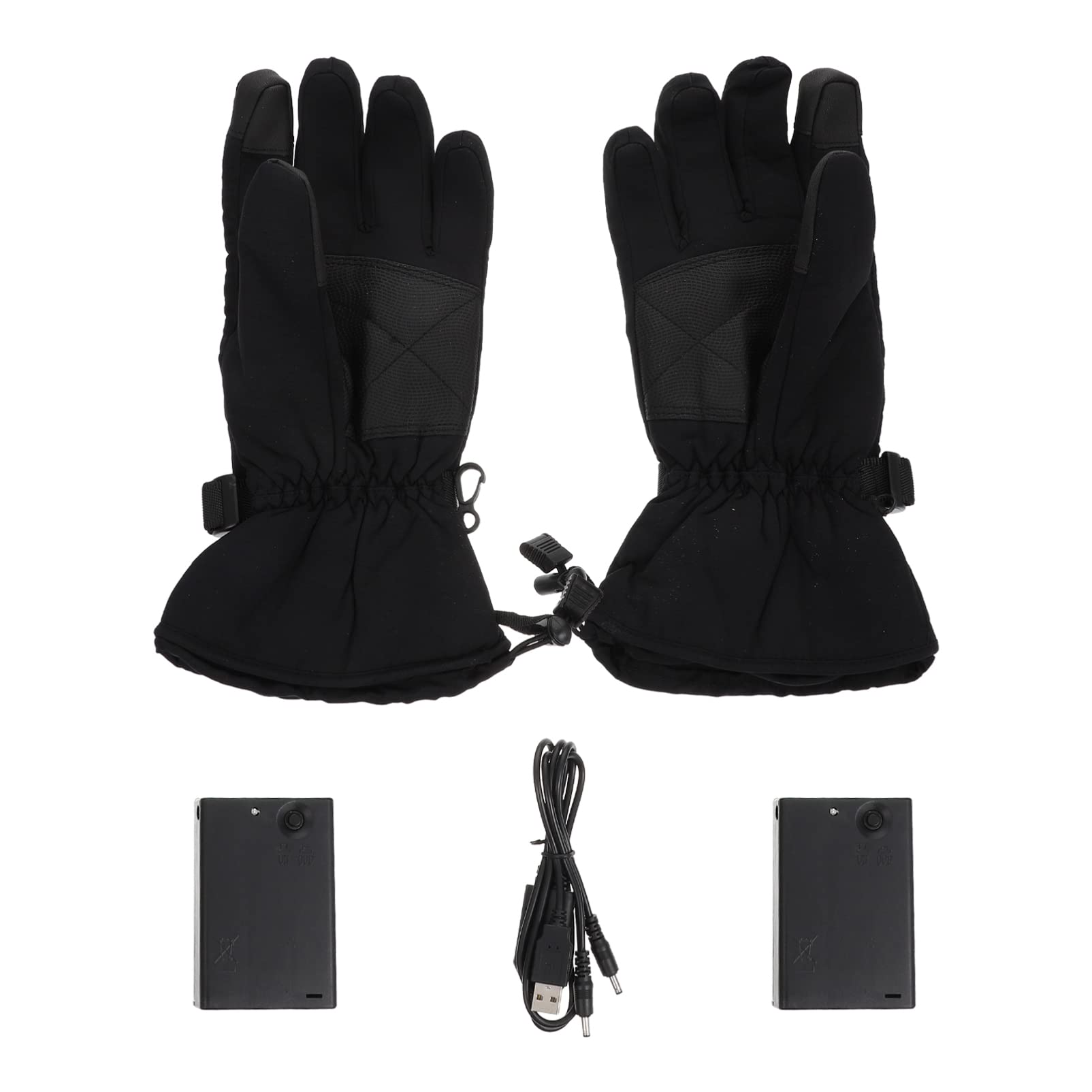 Happyyami Guanti Antivento Invernali Guanti Touch Screen Impermeabili Caldi per Esterni Donna Invernali Termici Uomo Leggeri