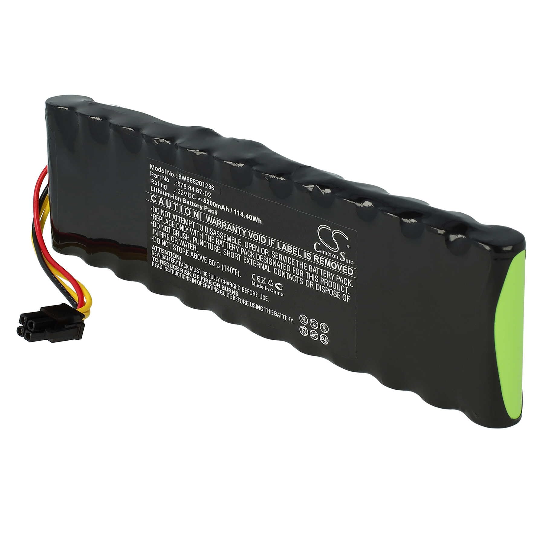 Batterypack for Gardena Sileno,Husqvarna 18,5v. 3400mAh