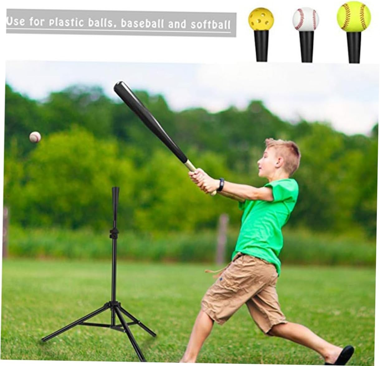 Portable Baseball Training Holder Durable Baseball Practicing Rack for Outdoor Use Simple Design Hitting Skills with This Lightweight Baseball Stand