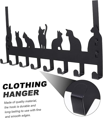 Miniatura 5 de 1 gancho para abrigos, ganchos de almacenamiento de cocina, alacena, perchero para colgar sobre la puerta, perchero para sombreros, perchero para