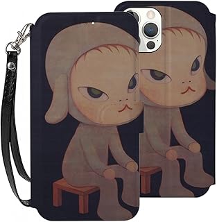 奈良美智 iPhone12 ケース 手帳型 iPhone12Pro ケース 手帳型 iPhone12mini ケース 手帳型 iPhone12Pro max ケース 手帳型 超繊維PUレザー 薄型 軽量 耐衝撃 全面保護 カード収納 財布型 横置きスタンド機能 IP12-6.1/IP12 Pro-6.1 A90